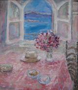 Window onto the Saronic Sea